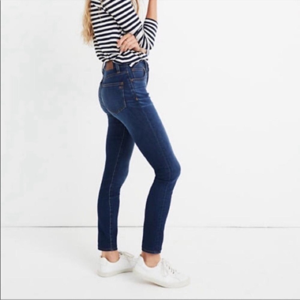 Madewell Roadtripper High Rise Skinny Jeans, Size 26, Blue